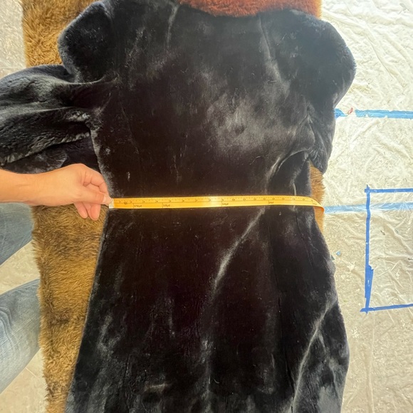 Vintage Marshall Field Black-ish Blue Faux Fur - Picture 15 of 15